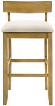 Armen Living Merie Amber Glow/White Barstool-2