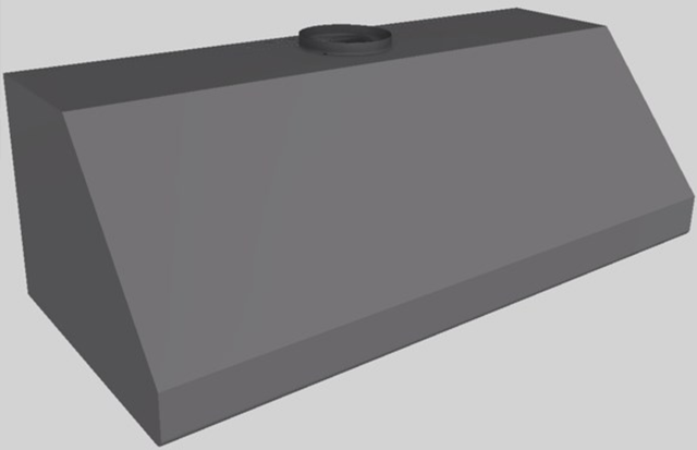 Vent-A-Hood® 54" Gunsmoke Wall Mounted Range Hood-3