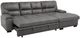Mazin Furniture Michigan 2-Piece Dark Gray Right-Arm Facing Pullout Sleeper Sectional and Chaise-0