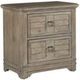 American Woodcrafters Meadowbrook Sand 2-Drawer Nightstand-0