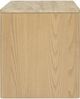 Moe's Home Collection Blake Beige Nightstand with a Travertine Top-3