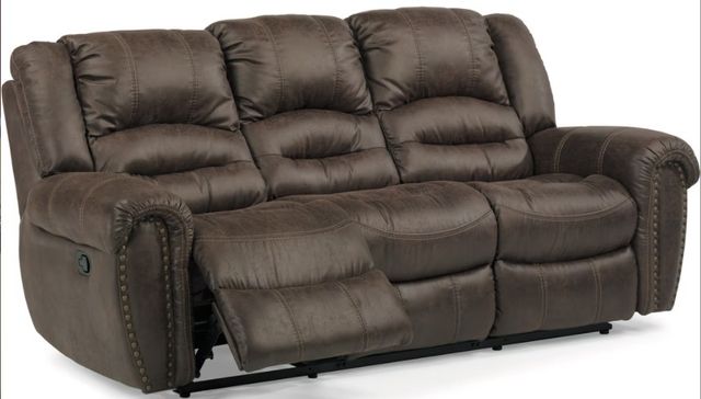 Flexsteel® Town Sable Reclining Sofa-0