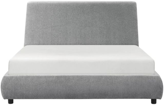 Mazin Furniture Alford Gray King Platform Bed-1