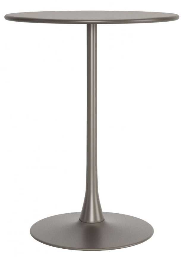 Zuo® Modern Soleil Taupe Powder Coated Steel Bar Table-1