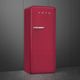 Smeg 50's Style 24" 9.5 Cu. Ft. Matt Ruby Red Compact Refrigerator-1