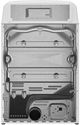 GE® 7.2 Cu. Ft. White Electric Dryer with Silver Matte Backsplash  -4