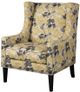 Olliix by Madison Park Yellow Barton Wing Chair-0