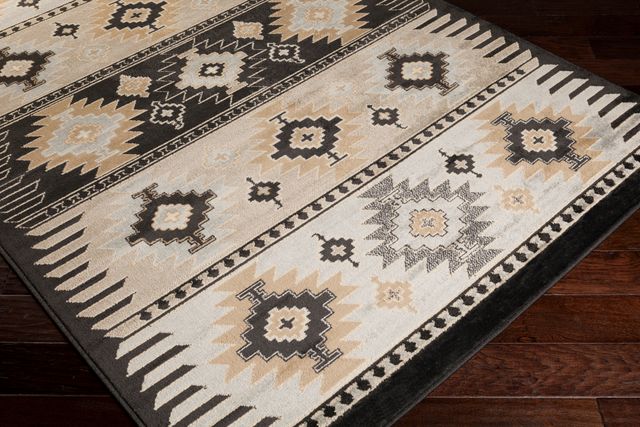 Surya Paramount Medium Gray 2'x3' Throw Rug-2