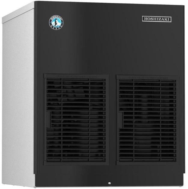 Hoshizaki Cubelet 22" 890 lb. Black/Stainless Steel Air-Cooled Icemaker-1