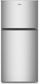 Whirlpool® 30" 19.3 Cu. Ft. Fingerprint Resistant Stainless Steel Top Freezer Refrigerator with Total Coverage Cooling-0