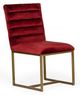 VIG Furniture Modrest Barker 2-Piece Gold/Red Chair set-0