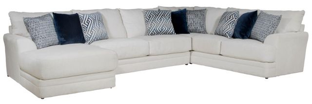 Jackson Furniture Polaris 3-Piece Off-White Left-Arm Facing Sectional and Chaise-0