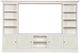 Hammary® Structures White Quintuple Door Entertainment Wall-0