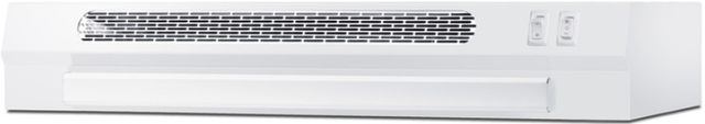 Summit® 24” White Ductless Retractable Under Cabinet Range Hood-2