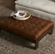 Four Hands Halston Heirloom Sienna/Terra Brown Cocktail Ottoman-1