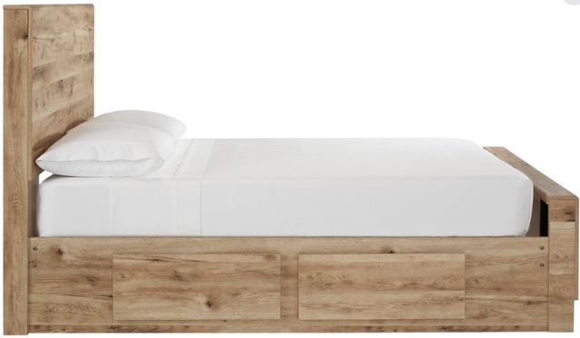 Signature Design by Ashley® Hyanna Tan Brown Full Panel Storage Bed-3