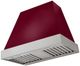 AGA Euclid 36" Cranberry Wall Mounted Range Hood with Brushed Nickel Trim-0