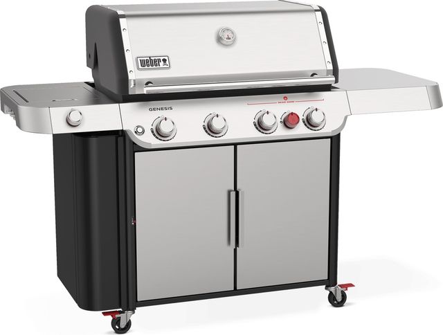 Weber® Genesis 4-Burner Stainless Steel Freestanding Liquid Propane Grill-2