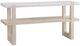 Bassett Mirror Newport White Console Table with Sunbleached Ash-0