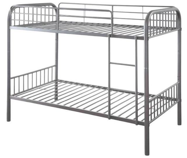 ACME Furniture Bristol Gunmetal Twin Over Twin Bunk Bed