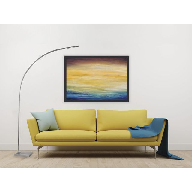 Adesso® Sonic Brushed Steel :ED Arc Lamp-2