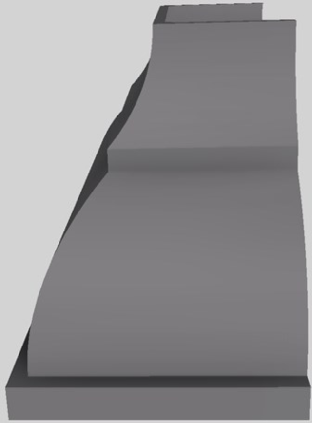 Vent-A-Hood® Designer Series 48" Gunsmoke Wall Mounted Range Hood-1