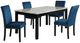 New Classic® Home Furnishings Celeste 5-Piece Blue Dining Set-0
