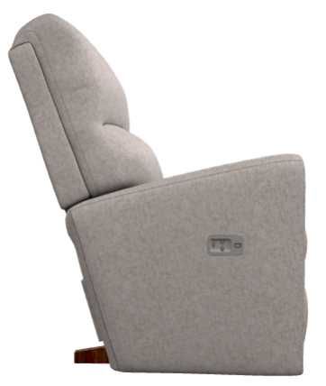 La-Z-Boy® Hawthorn Stone Power Rocking Recliner with Headrest-2