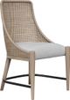 Bernards Citrus Heights Beige/Gray Cane Host Chair-0
