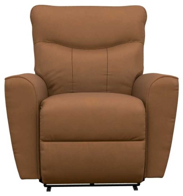 La-Z-Boy® Belmont Camel Leather Power Wall Recliner with Headrest and Lumbar-1