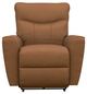 La-Z-Boy® Belmont Camel Leather Power Wall Recliner with Headrest and Lumbar-1