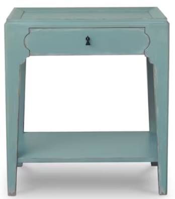 Bassett® Furniture Mayfair Lagoon Bedside Table-1