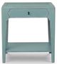 Bassett® Furniture Mayfair Lagoon Bedside Table-1