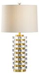 Wildwood Lamps Layers Of Luxe Antique Brass/Clear Table Lamp-0