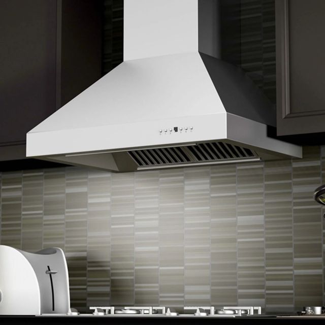 ZLINE 48" Stainless Steel Ducted Wall Mount Range Hood with Dual Remote Blower-1