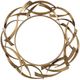Uttermost® Cutting Edge Antiqued Golden Bronze Round Mirror-3