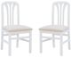Linon Paxton 2-Piece Beige/White Gray Dining Chair Set-0