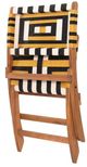 Zuo® Modern Sunbeam Multicolor Wood Outdoor Lounge Chair-4