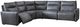 Benchcraft® ModZ 5-Piece Blue Power Reclining Modular Sectional-0