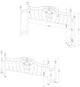 Coaster® Sydney Brushed Gold Frame Panel Queen Bed-1