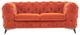 VIG Furniture Divani Casa Delilah Orange Loveseat-0