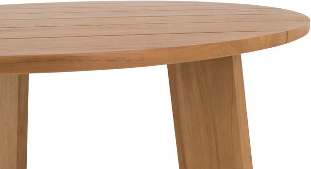 Moe's Home Collection Delta Natural Teak Outdoor Round Dining Table -4