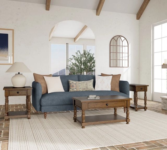 Riverside Furniture Eastlake Whiskey Oak Rectangular Cocktail Table-1