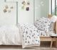 Olliix by Intelligent Design Cozy Soft Teal Dogs Queen Cotton Novelty Print Flannel Sheet Set-3