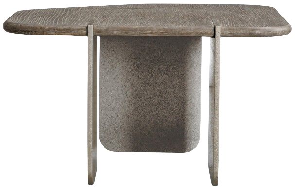 Bernhardt Melba Bernhardt Living Puma Cocktail Table with Graphite Base-2