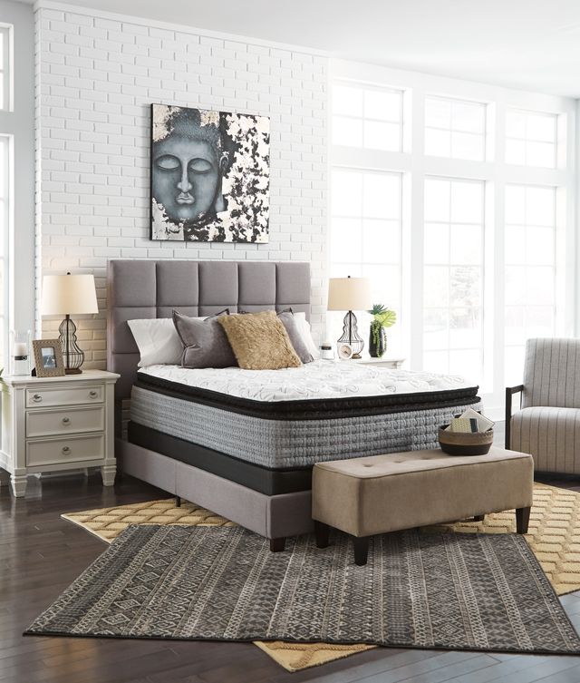 Sierra Sleep® by Ashley® M632 Mt Rogers Ltd Hybrid Plush Pillow Top Queen Mattress-3