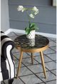 A & B Home Gold Side Table-1