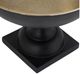 A & B Home Black/Gold Round Footed Bowl-4