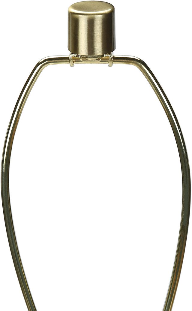Monarch Specialties Inc. 63"H Ivory Metal Floor Lamp-1
