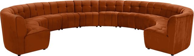 Meridian Furniture Limitless 12-Piece Cognac Modular Sectional-0